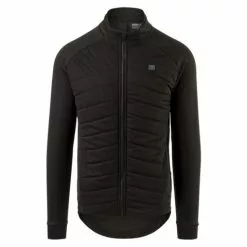 AGU Heated LED Jakke Med Varmepaneler Sort