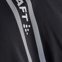 Craft Gran Fondo Jakke Sort -Cykelshorts Butik CraftGranFondoJakkeSortHvidFront051016 02