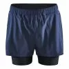 Craft ADV Essence 2i1 Stretch Shorts Blå Herre -Cykelshorts Butik Craft ADV Essence 2i1 Stretch Shorts 1591780697