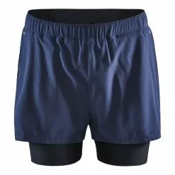 Craft ADV Essence 2i1 Stretch Shorts Blå Herre