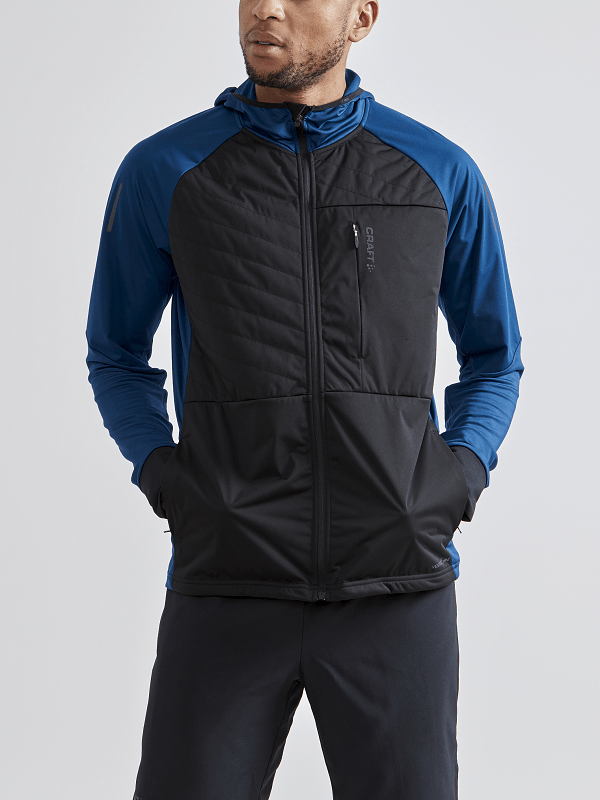 Craft Advanced Warm Tech Jakke Blå/Sort Herre 5 Craft Advanced Warm Tech Jakke Blå/Sort Herre - Billede 3