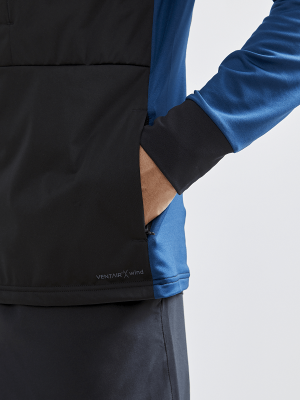 Craft Advanced Warm Tech Jakke Blå/Sort Herre 7 Craft Advanced Warm Tech Jakke Blå/Sort Herre - Billede 5