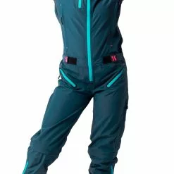 Forside 19 Dirtlej Dirtsuit Core Edition Heldragt Med Lange Ben Til Kvinder Mørkeblå