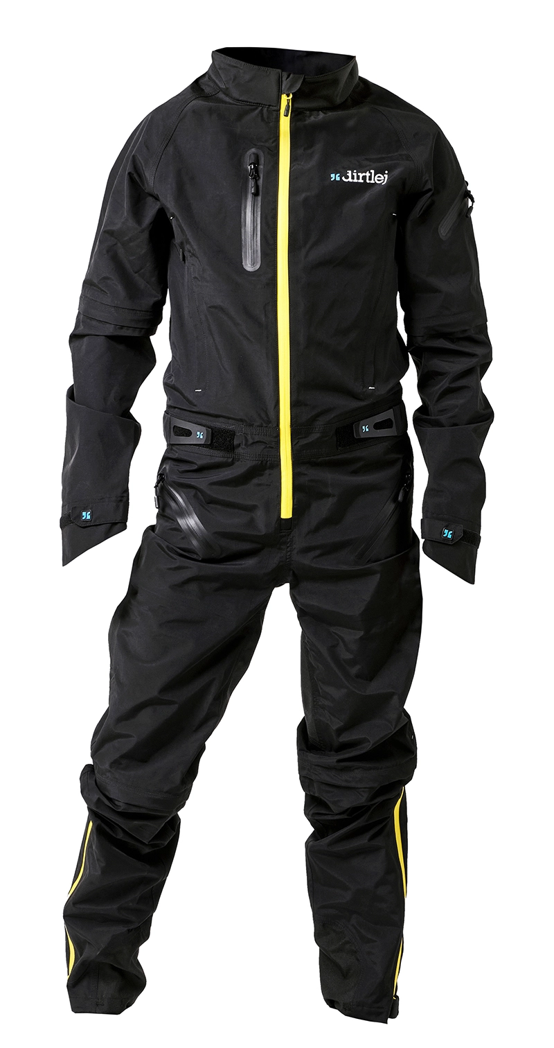 Dirtlej Dirtsuit SFD Edition Heldragt Med Lange Ben Sort/gul 3 Dirtlej Dirtsuit SFD Edition Heldragt Med Lange Ben Sort/gul