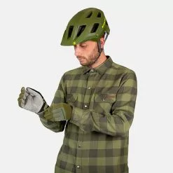 Endura Hummvee Flannel Skjorte Bottle Green -Cykelshorts Butik Endura Hummvee Flannel Skjorte Bottl 1662631930 03