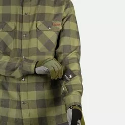 Endura Hummvee Flannel Skjorte Bottle Green -Cykelshorts Butik Endura Hummvee Flannel Skjorte Bottl 1662631930 04