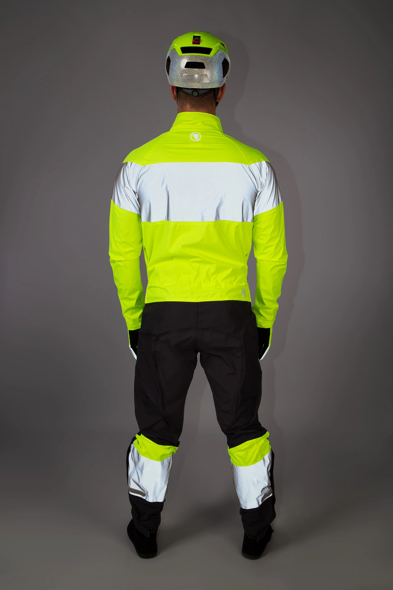 Endura Urban Luminite Vandtæt Heldragt Sort / Fluo 6 Endura Urban Luminite Vandtæt Heldragt Sort / Fluo - Billede 4