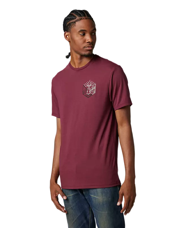 FOX Caveaut Drirelease Tee T-shirt Rød 3 FOX Caveaut Drirelease Tee T-shirt Rød