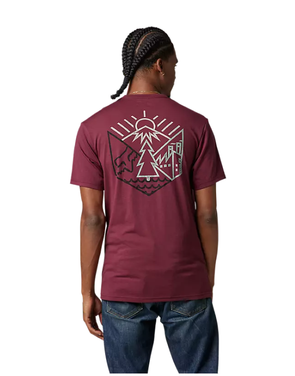 FOX Caveaut Drirelease Tee T-shirt Rød 4 FOX Caveaut Drirelease Tee T-shirt Rød - Billede 2