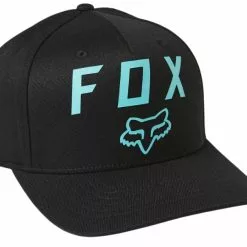 FOX Number 2 Flexfit Cap Sort / Turkis