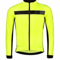 Force Frost Softshell Vinter Cykeljakke Fluo Gul / Sort