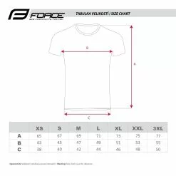 Force Sense T-shirt Korte ærmer -Cykelshorts Butik Force Sense T shirt korte aermer 1565691846 02