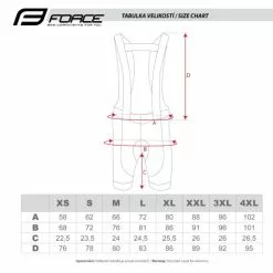 Force Vision Bibshorts Med Seler Sort / Hvid -Cykelshorts Butik Force Vision Bibshorts med Seler Sor 1641806372 02