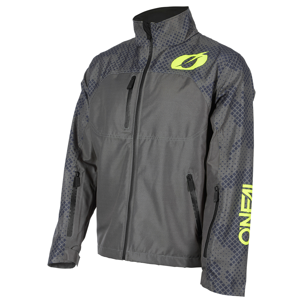 Oneal O'Neal Shore Regnjakke V.22 Grå / Neongul 3 Oneal O'Neal Shore Regnjakke V.22 Grå / Neongul