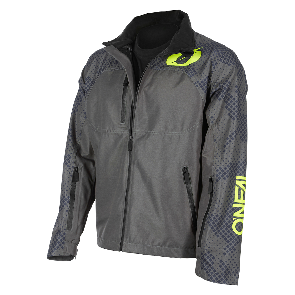 Oneal O'Neal Shore Regnjakke V.22 Grå / Neongul 4 Oneal O'Neal Shore Regnjakke V.22 Grå / Neongul - Billede 2