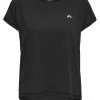 Only Play Aubree T-shirt Sort Dame -Cykelshorts Butik Only Play Aubree T shirt Sort Dame 1591693012