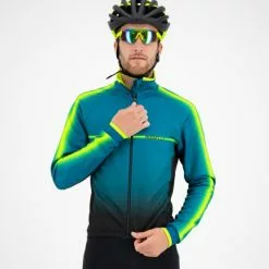 Rogelli Dex Cykeljakke - Turkis / Neon -Cykelshorts Butik Rogelli Dex Cykeljakke Turkis Ne 1597654757 02
