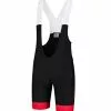 Rogelli Flex Bib Shorts Med Indlæg - Sort/Rød