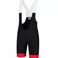 Rogelli Flex Bib Shorts Med Indlæg - Sort/Rød