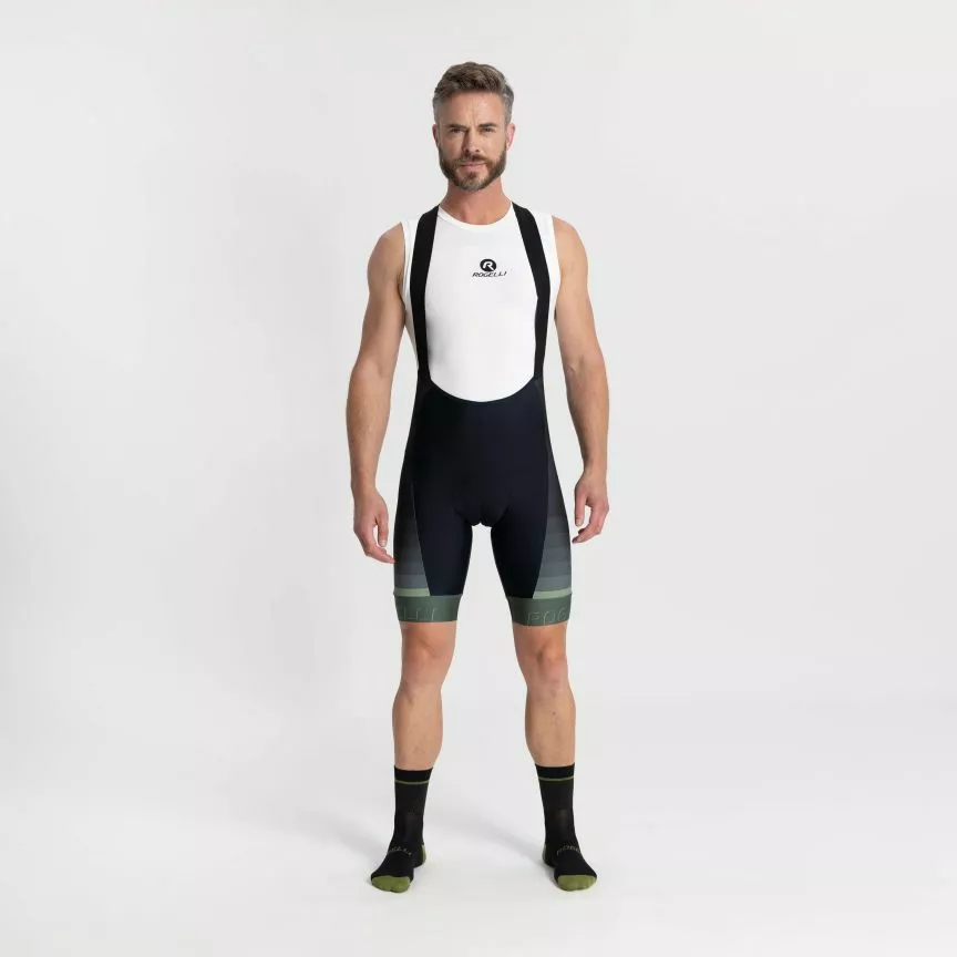 Rogelli Hero 2 Bibshorts Sort/Grøn - Billede 3