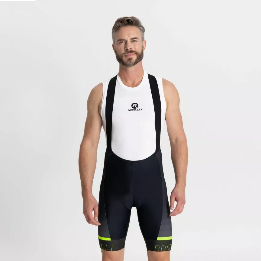 Rogelli Hero 2 Bibshorts Sort/Neon - Billede 4