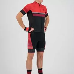 Rogelli Hero Bibshorts Med Indlæg Sort/Rød -Cykelshorts Butik Rogelli Hero Bibshorts med Indlaeg So 1647266437 03