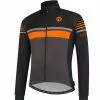 Rogelli Hero Cykeljakke - Sort / Orange -Cykelshorts Butik Rogelli Hero Cykeljakke Sort Ora 1597653617