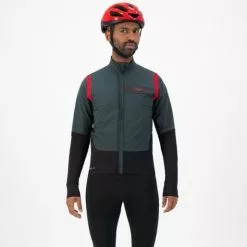 Rogelli Infinite Vinterjakke - Grå/Rød/Sort -Cykelshorts Butik Rogelli Infinite Vinterjakke GraaR 1631706030 02