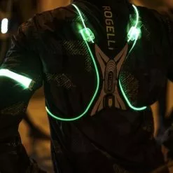 Rogelli Spider LED Vest - Grøn -Cykelshorts Butik Rogelli Spider LED Vest Groen 1632403475 02