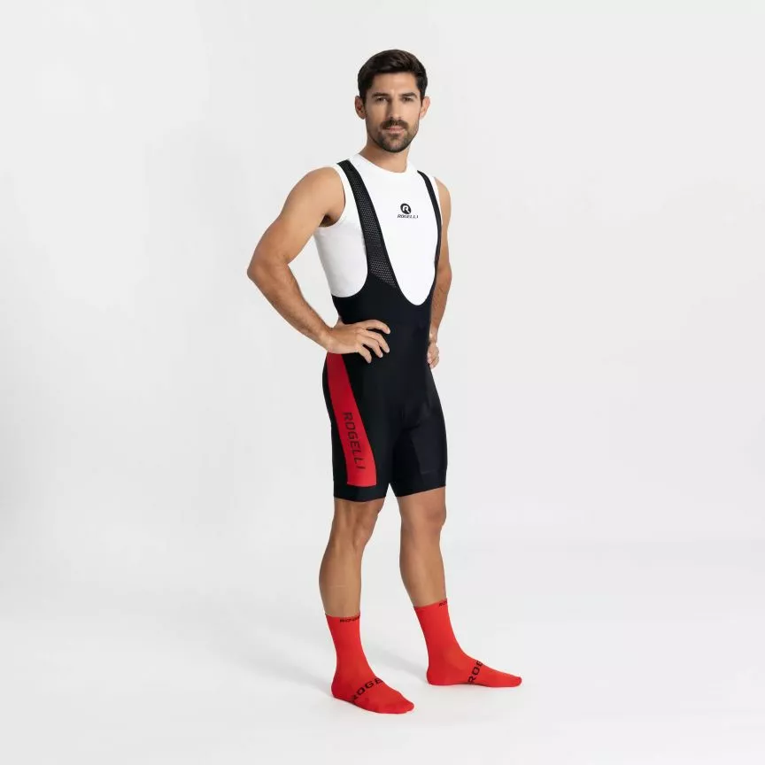 Rogelli Tyro 2 Bibshorts Sort/Rød 5 Rogelli Tyro 2 Bibshorts Sort/Rød - Billede 3