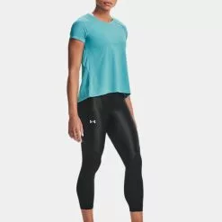 UNDER ARMOUR ISO-CHILL LØBE T-SHIRT TURKIS